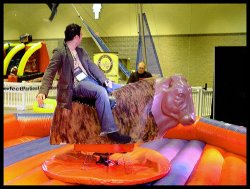 Byron on bull
